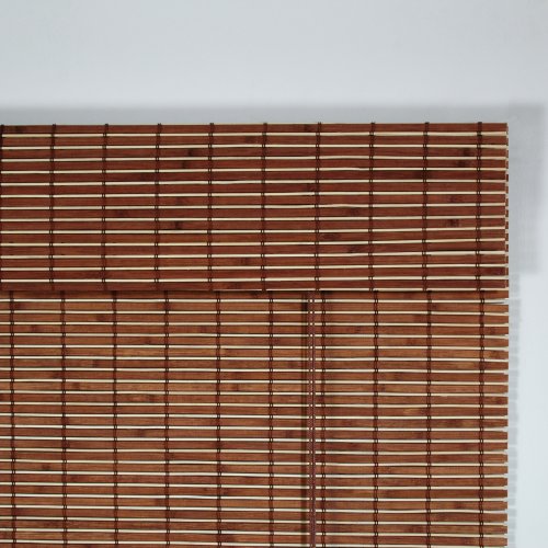 Holzjalousien Liedeco Rollo Holz mit Seitenzug, B 160 cm x L 17