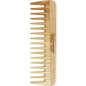 Wooden comb TEK Handmade in Italy, ash wood, 14 x 4,5 cm