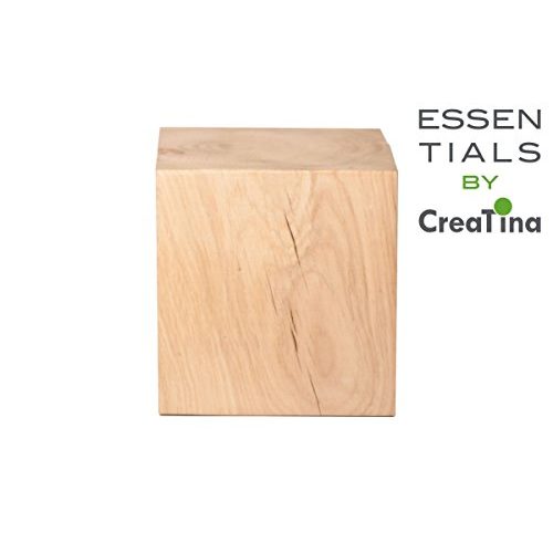 Holzquader CreaTina Holzwürfel Eiche massiv ca. 10 x 10 x 10 cm