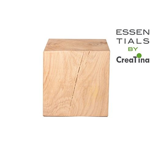 Holzquader CreaTina Holzwürfel Eiche massiv ca. 10 x 10 x 10 cm