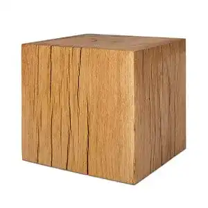 Holzquader GREENHAUS Natürlich wohnen 13x13x13 cm aus Eiche