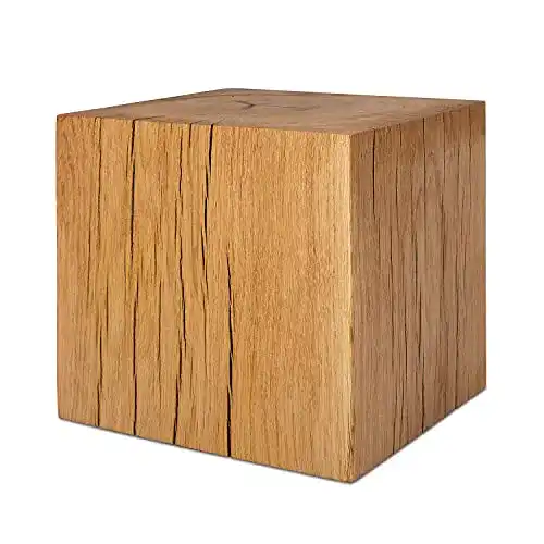 Holzquader GREENHAUS Natürlich wohnen 13x13x13 cm aus Eiche