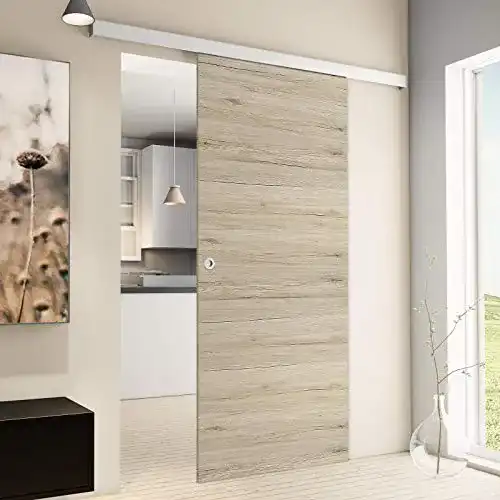 Holzschiebetür inova 880 x 2035 mm Eiche San Remo Alu