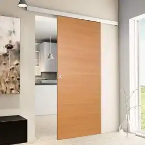 Holzschiebetür inova Holz-Schiebetür 880 x 2035 mm Buche Alu