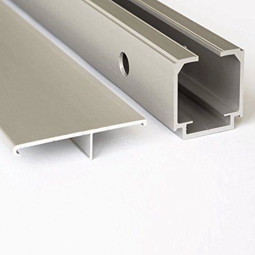 Holzschiebetür inova weiße Design 880 x 2035 mm Aluminium