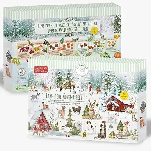 Hunde-Adventskalender GREEN PAWLY NATURAL FOOD Green