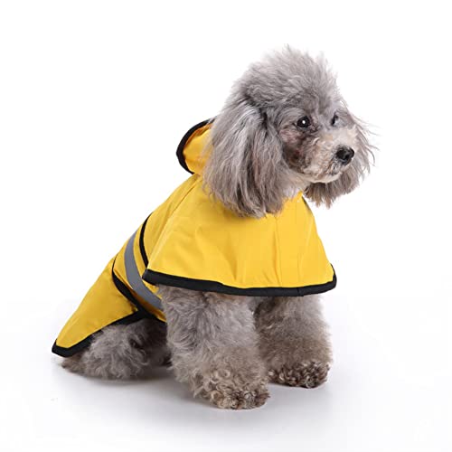 Hunde-Regenmantel Sarekung Hunde Regenmantel mit Kapuze