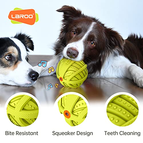 Hundeball LaRoo Hundespielzeug Squeaker, Naturkautschuk