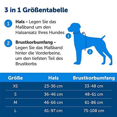 Hundegeschirr mit Brustring PetSafe 3-in-1, mit Rückhaltegurt