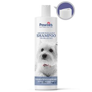 Hundeshampoo (weißes Fell) Pawlie’s, aufhellende Fellpflege