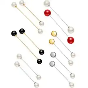 Hutnadel WILLBOND 12 Pieces Sweater Shawl Clip Double Faux