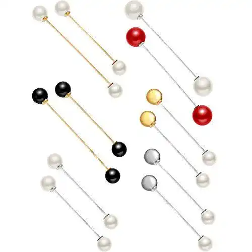 Hutnadel WILLBOND 12 Pieces Sweater Shawl Clip Double Faux