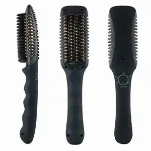 Ikoo-Bürste ikoo E-Styler Pro Ionen-Glättbürste 2in1 schwarz