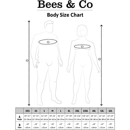 Imkeranzug Bees & Co Übergröße U73 mit Rundschleier