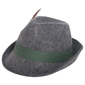 Jagdhüte Folat Tiroler Wolle Hat mit Feder (One Size)