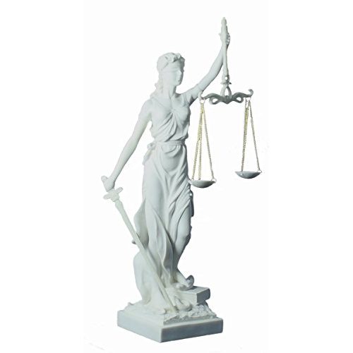 Die beste justitia statue colourliving dekofigur justitia skulptur weiss Bestsleller kaufen