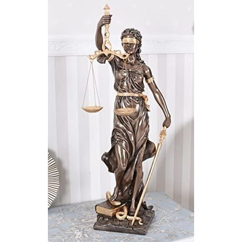 Die beste justitia statue palazzo int justitia figur goettin der gerechtigkeit Bestsleller kaufen
