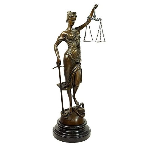 Die beste justitia statue zeitzone bronze skulptur figur justitia 41cm Bestsleller kaufen