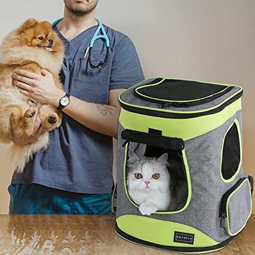 Katzenrucksack Petsfit Haustier Rucksäcke mit Sicherheitsgurt