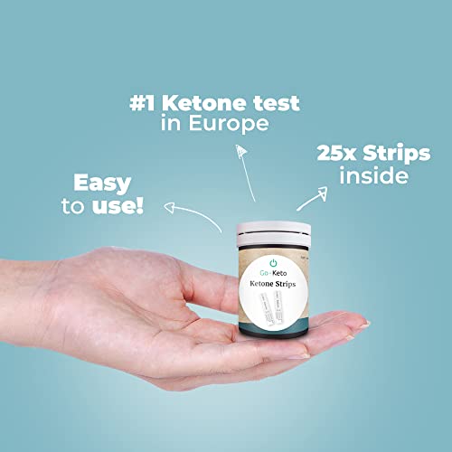 Ketonetest Go-Keto Ketone Teststreifen 25 Stück