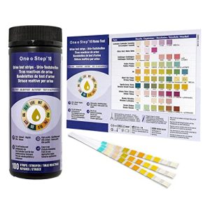 Ketonetest One+Step, 100 Urin Teststreifen mit Referenzfarbkarte