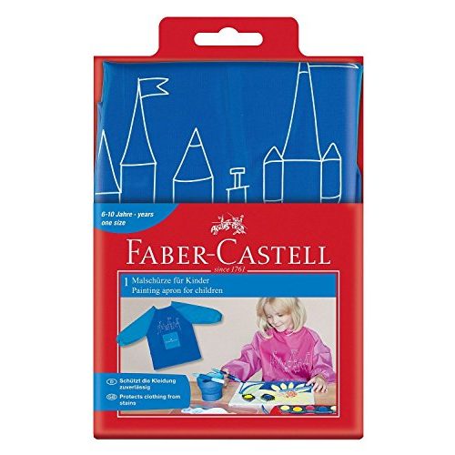 Die beste kinderschuerze faber castell 201203 kinder malschuerze blau Bestsleller kaufen