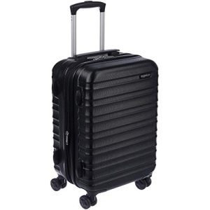 Koffer günstig Amazon Basics Hartschalen-Koffer, 55 cm, Schwarz
