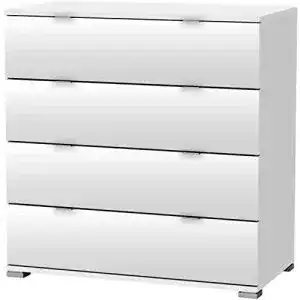 Kommode Weiß habeig KOMMODE Perfect 221, 4 Schubladen