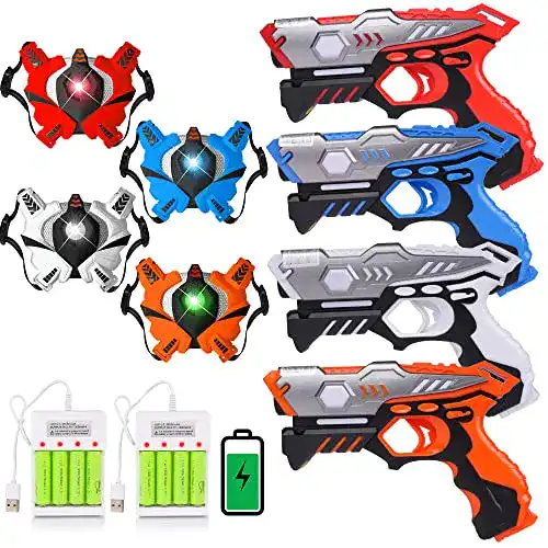 Lasertag-Set VATOS Laser Tag, wiederaufladbar, Infrarot, Set