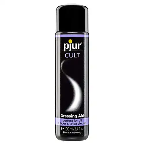 Latex-Pflege pjur CULT Dressing Aid, Latex Anziehhilfe, 100ml