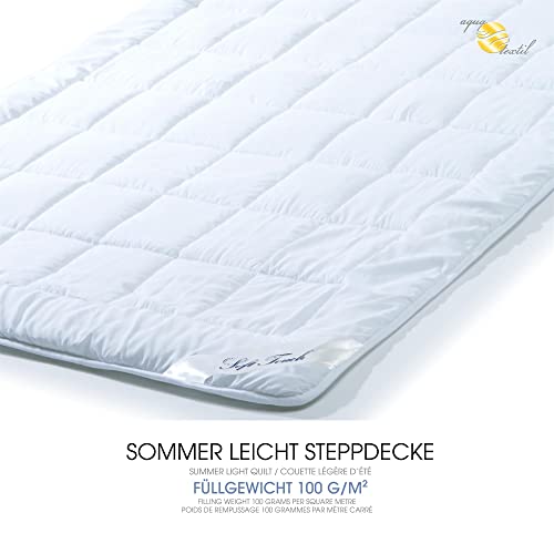Leichte Bettdecke aqua-textil Soft Touch Sommer 135 x 200 cm