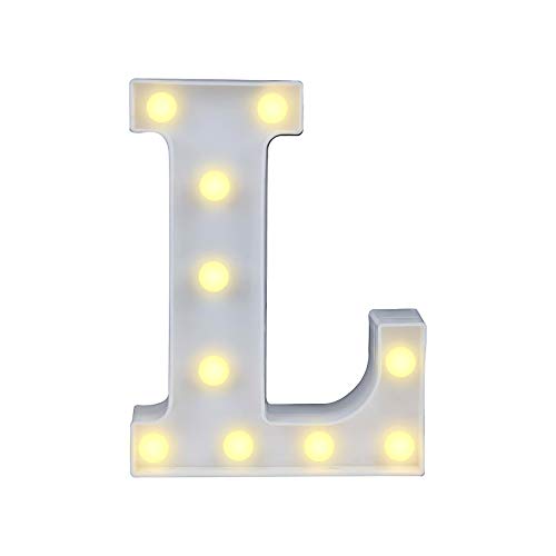 Leuchtbuchstaben Yinuoday LED Buchstabe Lichter Alphabet