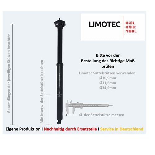 Limotec-Sattelstütze LIMOTEC DESIGN DEVELOP PRODUCE A3