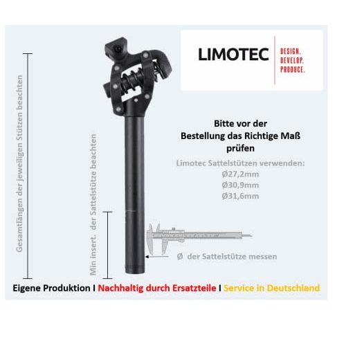 Limotec-Sattelstütze LIMOTEC DESIGN DEVELOP PRODUCE S4