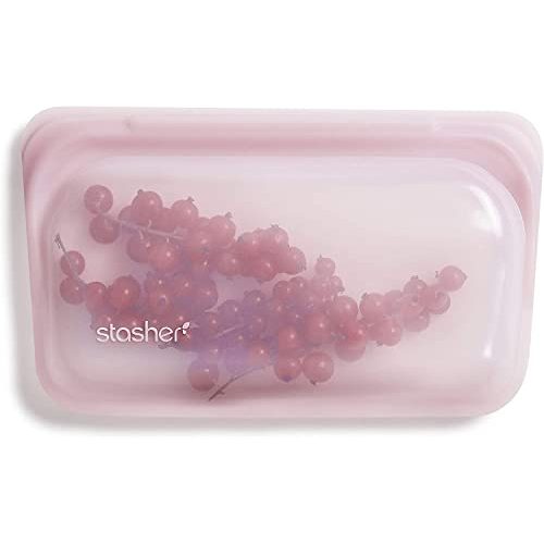 Die beste lunchbag stasher silikonbeutel fuer lebensmittel rose quartz Bestsleller kaufen