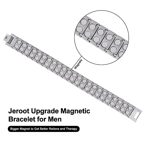 Magnetarmband Herren JEROOT 4000 Gauss Titan, Energetix