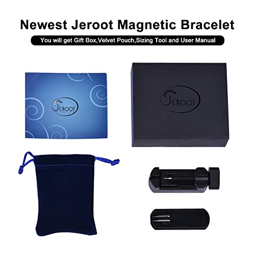 Magnetarmband Herren JEROOT 4000 Gauss Titan, Energetix