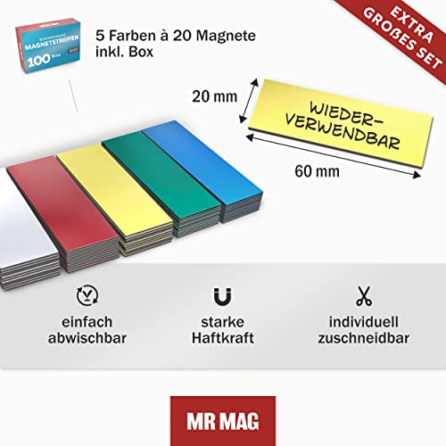 Magnetschilder MrMag ® Whiteboard Magnete, bunt