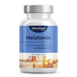 Melatonin-Tabletten gloryfeel Melatonin hochdosiert, 400 Tabl.