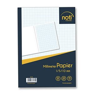 Millimeterpapier PLASTOREG Millimeterblock A4, 50 Seiten