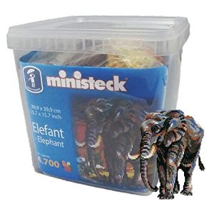 Ministeck Ministeck 31823 Mosaikbild Elefant, Steckbild XXL