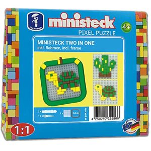 Ministeck Ministeck 32586-1 Mosaik-Bild Schildkröte und Kaktus