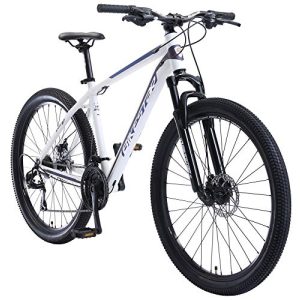 Mountainbike bis 500 Euro BIKESTAR Hardtail Aluminium, Weiß