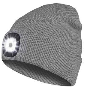 Mütze mit Licht Bosttor Mütze Mit LED Licht, LED Beanie