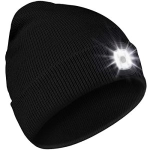 Mütze mit Licht Deilin LED ,Beleuchtete Mütze Aufladbar USB