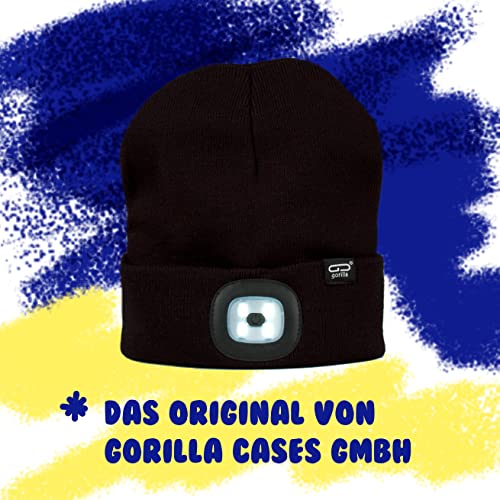 Mütze mit Licht gorilla cases Mütze-Beanie Farbe schwarz