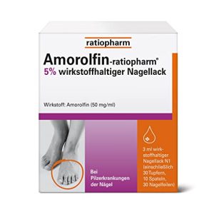 Nagelpilzlack Ratiopharm Amorolfin 5%, 3 ml Lösung