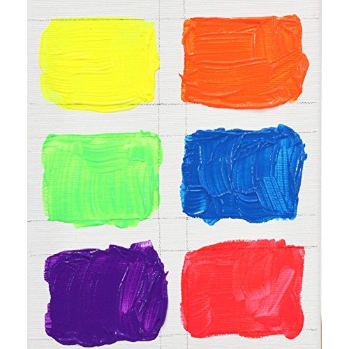Neonfarben Paintersisters NEON Farbset FLUO mit 6 x 75 ml