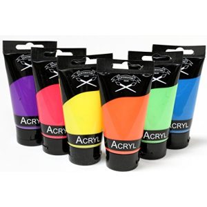 Neonfarben Paintersisters NEON Farbset FLUO mit 6 x 75 ml