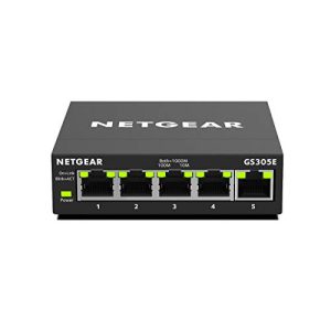 Netgear-Switch Netgear GS305E Managed Switch 5 Port Gigabit